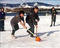 Polson swept away by broomball at WinterFest