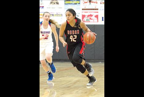 Maidens’ Lee Camel brings the ball down court during a divisional game.