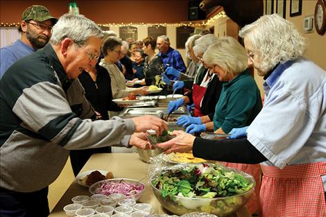 Hundreds of people attended Winterfest in support of Soup’s On. The event included spaghetti dinner and dessert, a silent and live auction, a quilt raffle, a 50/50 raffle and live music by Rob and Halladay Quist.