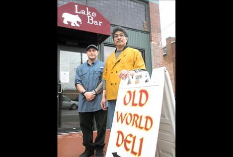 Guy Hill’s Old World Deli is now at the Lake Bar, where Sean Perry, left, is the manager.