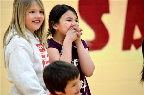 Arlee kids enjoy family night.