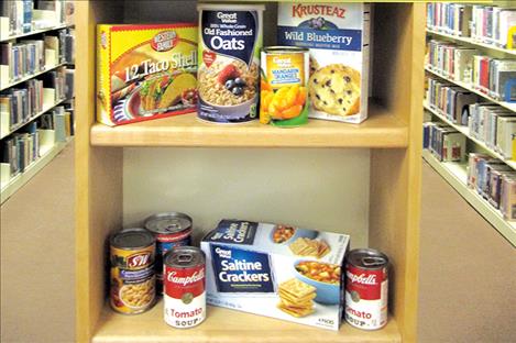 Bring in canned or packaged food to the North Lake County Public Library to have fines waived.