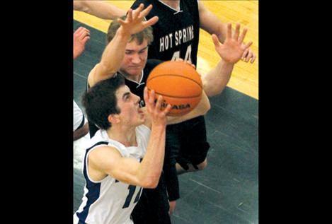 Webb O'Neill looks for an open shot.