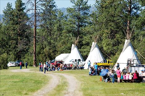 Students participate in many activities during the River Honoring event.