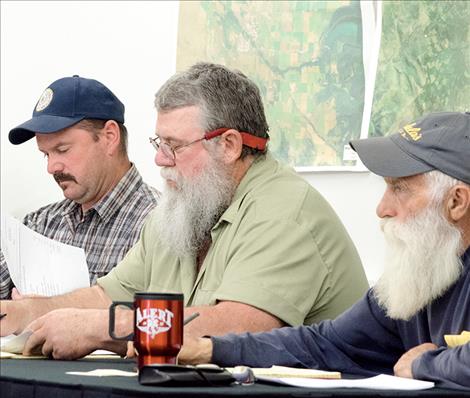 Blaine Edwards, center, is the newest member on the Flathead Joint Board of Control.