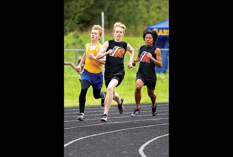 Ronan’s Jackson Duffey pulls ahead of the pack.