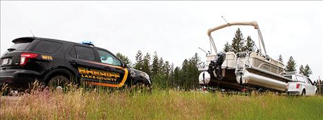 Lake County Sheriff’s Deputy Steve Larson pulled over a driver towing a boat in Pablo on June 8 for not stopping at a boat inspection station. After returning to an inspection station, the boat was found to be mussel-free. Following discovery of mussel larvae in Montana’s Tiber Reservoir, and subsequent passage of a new state law to combat further contamination, agencies across the state have stepped up their efforts to protect Montana waters.