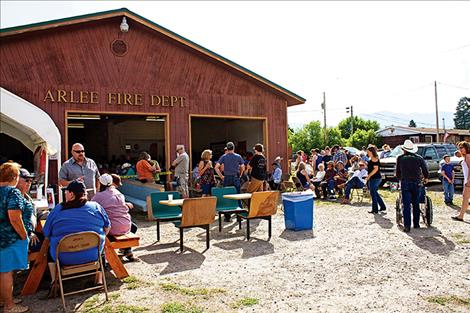 The old firehouse was crowded Tuesday morning for the annual fireman’s breakfast. The yearly fundraiser helps pay for new equipment for the department.