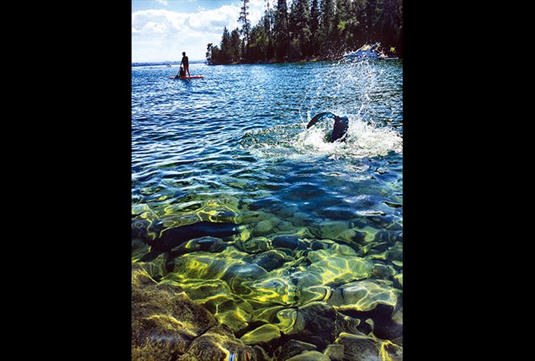 POLSON – Annette Schiele reports seeing an interesting object in the Flathead Lake: “My family and I were enjoying the beach at Bull Island on July 2, along with many other lake-goers, when my daughter, Anna Schiele, snapped this picture. We think it is a mermaid. The gentleman on the paddle board, we didn’t get his name, alerted his family that he saw a mermaid as well.”