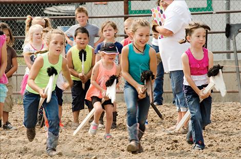 Kids from all over the county gathered for the Kiddie City Slicker Rodeo, Farmers Olympics and other fun events last Saturday at Ronan Pioneer Days.