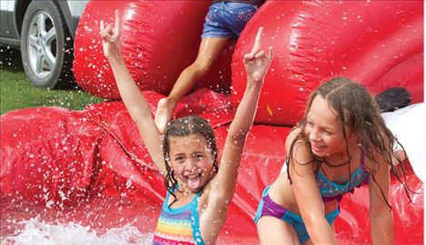 Children enjoy the fun activities at last year’s Rotary Chili Cook-off. Chili cook-off competitors will come together again this year at Riverside Park on Saturday, Aug. 12, to enjoy great chili and raise funds for children’s programs.