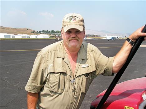 Polson Airport Manager Vince Jennison