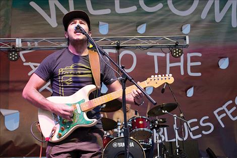 Jon Shumaker of Off In the Woods performs at the new Regatta Shoreline Amphitheatre.