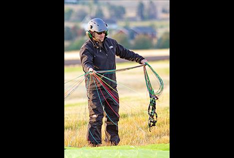 Adventurous  aviators embarked on a grueling cross-country paramotor race known  as the Icarus Trophy.