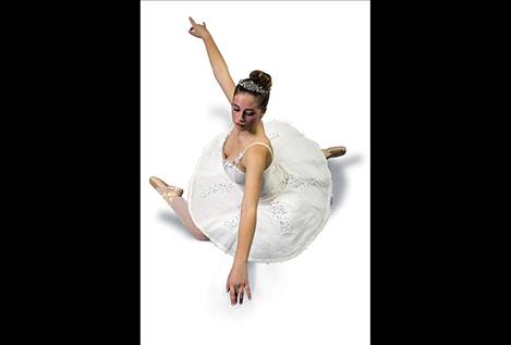 Moira Bruce dances the part of the Snow Queen in Tchaikovsky’s timeless Christmas classic, The Nutcracker.