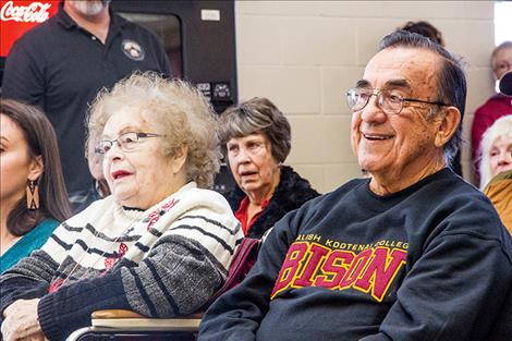 The Joe McDonald Health and Fitness Center, which opened in Dec. 2007, was officially dedicated during Founder’s Week to the surprise of Joe McDonald, above, who attended the “mystery event” with his wife, Sherrie.