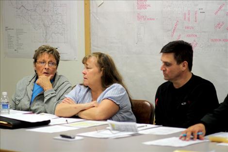 City council members discuss the issues at hand during last week's meeting.