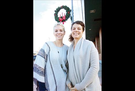 Shawneen Turner and Joslyn Shackelford took charge of this year’s Parade of Lights on behalf of the Polson Business Community. The parade gets underway this Friday at 6 p.m.