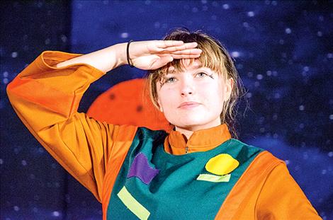 Tori Peterson acts as Gulliver 1 in her 13th MCT play as a student at the school.