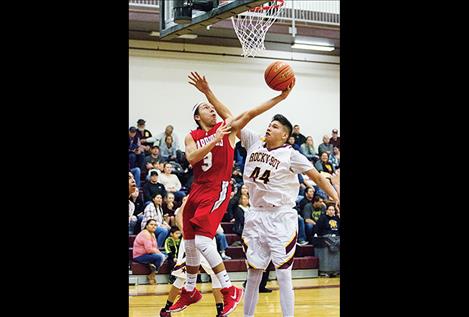 Arlee Warriors Will Mesteth controls the ball. 