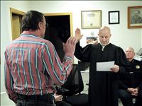 Taking the oath: Ronan judge, reserve officer sworn in last week