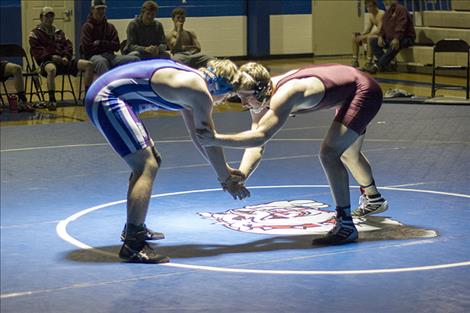 Mission/Charlo wrestler Miles Anderson took third place at the Ted Kato Invite in Thompson Falls.