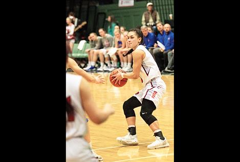 Despite the Maidens' loss, Ronan's Micalann McCrea scored 25 points against Columbia Falls.