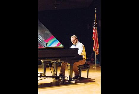 Second place finisher Josiah Pettit performs “Ballade” by Debussy.