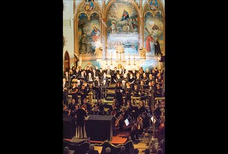 People pack into the Mission Church to hear the musical performance. See more photos at www.valleyjournal.net.