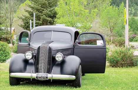 Ron Couture's 1936 Pontiac Silver Streak won for best interior in the Jocko Valley Show and Shine car show to benefit the Arlee Youth Connection program.