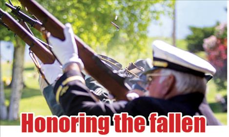 A Polson Memorial Day ceremony salutes soldiers who died during military service. 