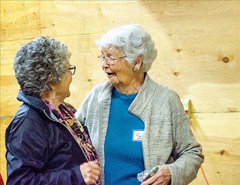 Volunteers and donors talked about how many years they've volunteered at the food pantry, many counted more than 10.