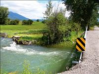 Rain causes flooded roads in Post Creek area