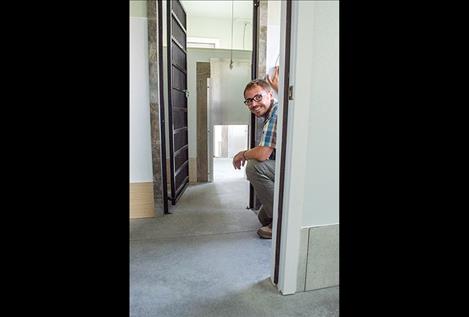 Executive Director Filip Panusz gives a tour of Mission Valley Animal Shelter's new addition.