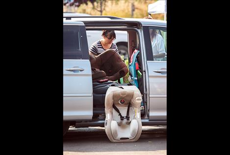 Free car seat safety checks were offered during the 3rd Annual Car Seat Event and Summer Safety Day held in the Walmart parking lot.