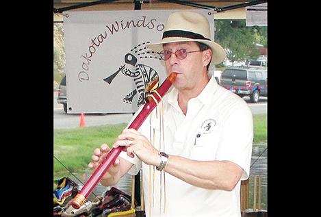 David Webb will perform Saturday, Sept. 1 on a variety of his hand-crafted Native American style flutes.