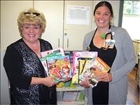 St. Joseph Medical Center receives gift of books