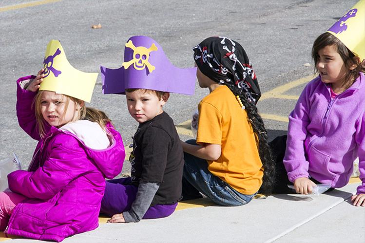 Cherry Valley kindergartners learn all about being Polson Pirates.