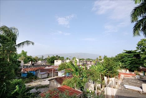 The city of Mirebalais, above, is home to the Haitian headquarters of Partners In Health.