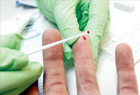 A tiny drop of blood is all that’s needed for a rapid HIV test. Thanks to Freeman and organizations like the CPW, people are learning more about HIV and AIDS, how it’s spread and how to prevent it.