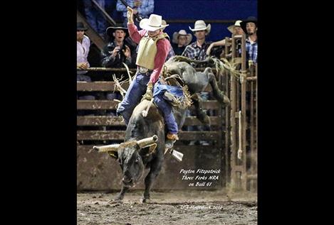 Payton Fitzpatrick, Three Forks NRA on Bull 61