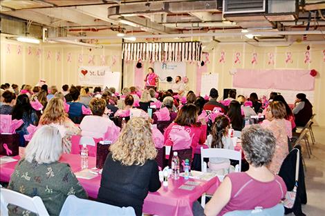 Over 130 men and women attended the third annual Bingo for Breast Health event at St. Luke Community Healthcare.