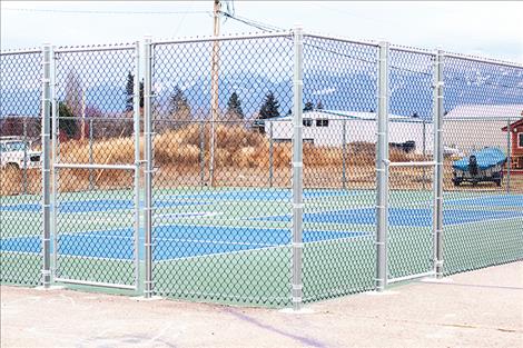 Pickleball courts at O’Malley Park.