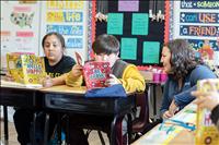 Library gives fourth graders a Valentine’s Day surprise