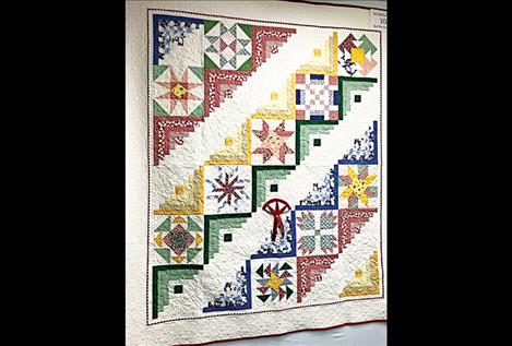 second place also went to Pat Pool for her "40 Fabulous Years" quilt which was quilted by Susan Gorder.