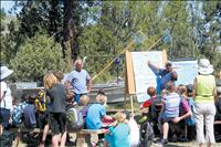 Children learn from elders at River Honoring