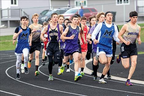 Locals participate in Lake County track meet. 