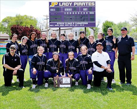 The Polson Lady Pirates are State Class A softball runners-up.