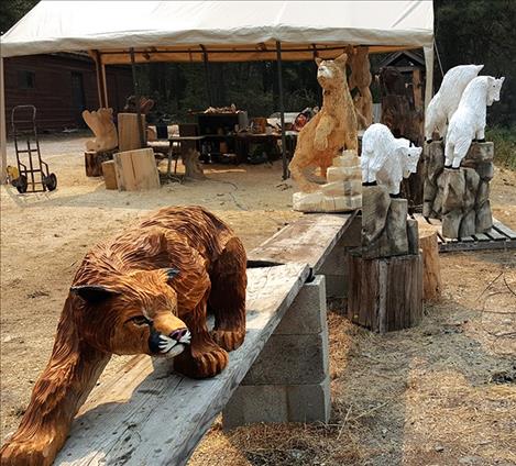The talents of chainsaw carvers will be on display at the event. The carvers will also share their tips and techniques during educational seminars.