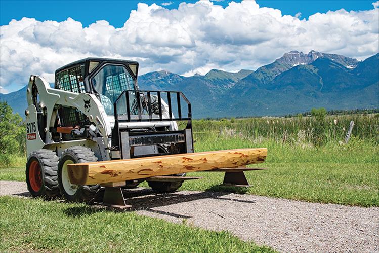 Hunt’s Timbers donated four new log benches to the Ninepipes Nature Walk in memory of Ernie and Jackie Hunt.